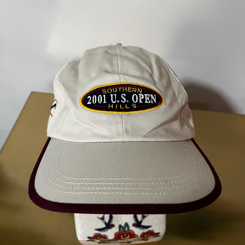 Vintage 2001 Us Open Southern Hills Ahead Hat Y2k Pga Golf Strapback